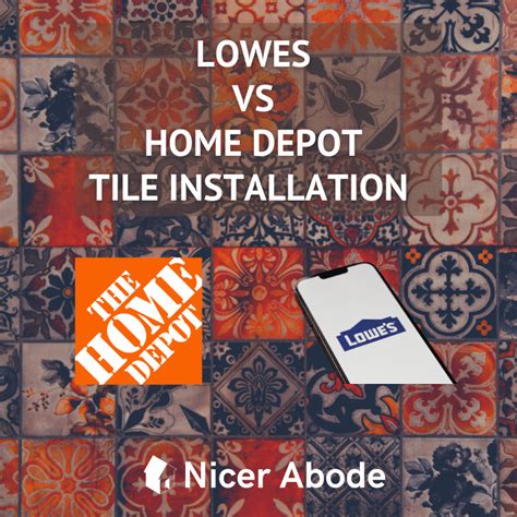 Benefits Of Using Home Depot Tile Installation Rates?