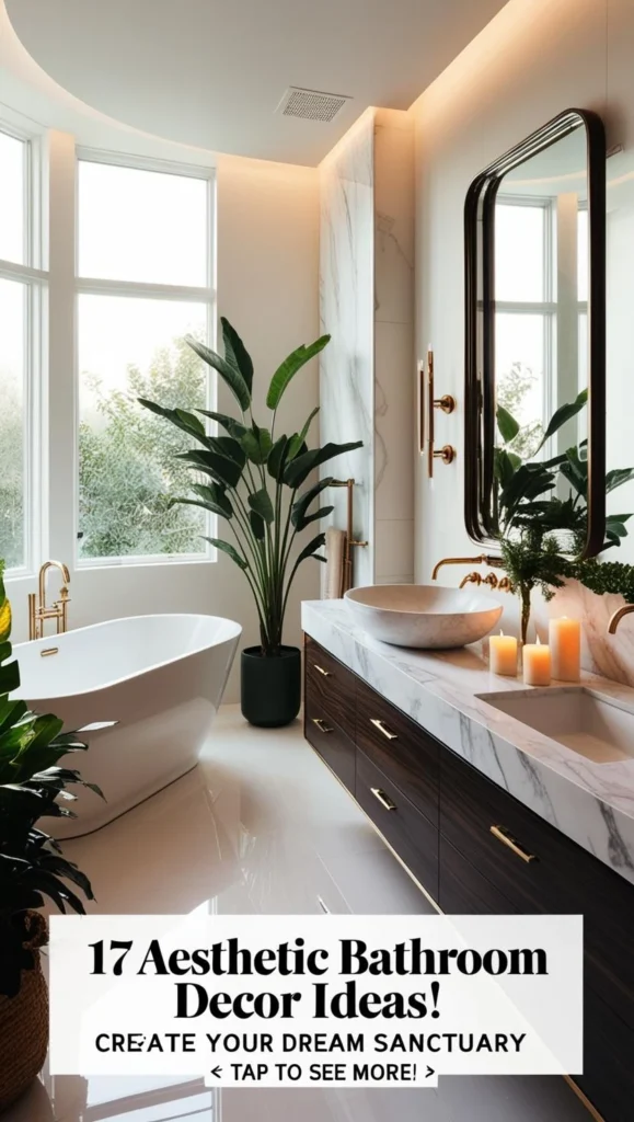 17 aesthetic bathroom decor2