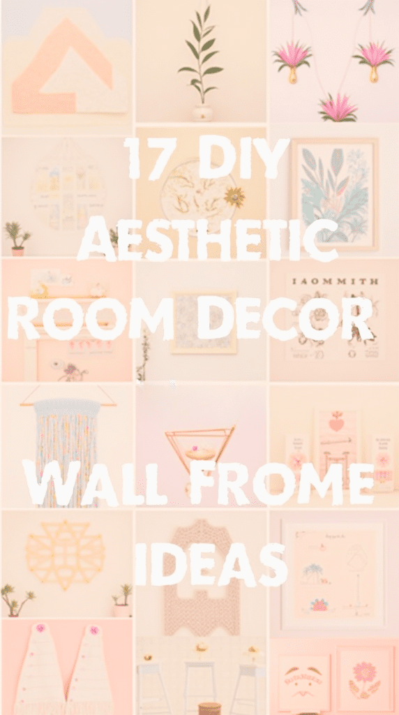 17 aesthetic room decor wall art ideas 2