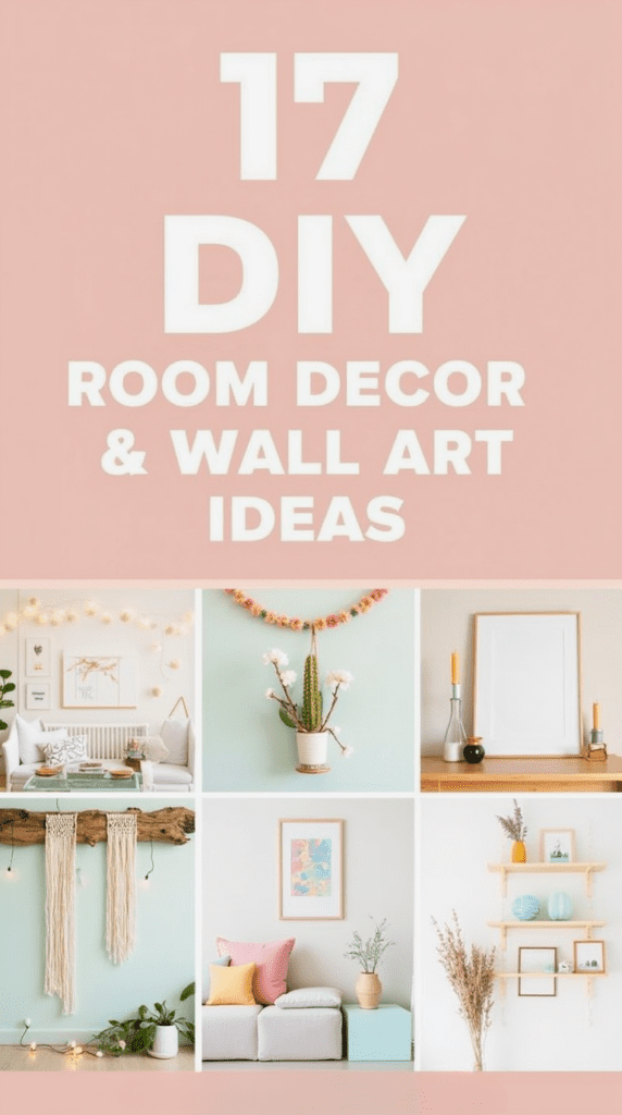 17 aesthetic room decor wall art ideas 4anagorsel