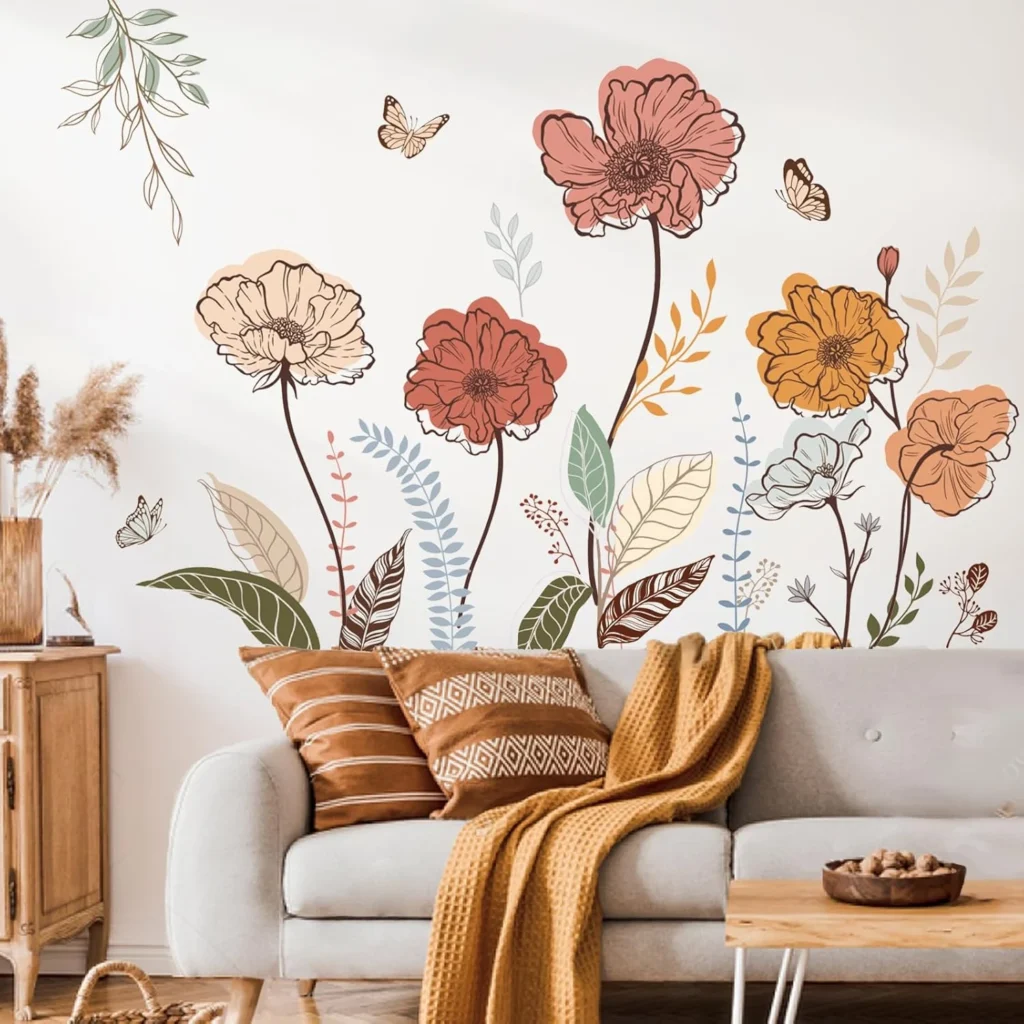 Artistic wallpaper customization for unique walls