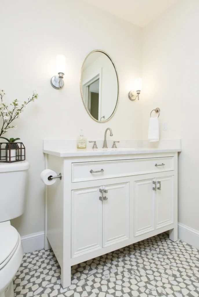Budget friendly bathroom makeover
