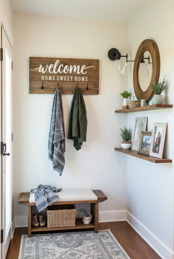 Charming Entryway Ideas Handcrafted Decor And Rustic Touches For A Welcoming Home