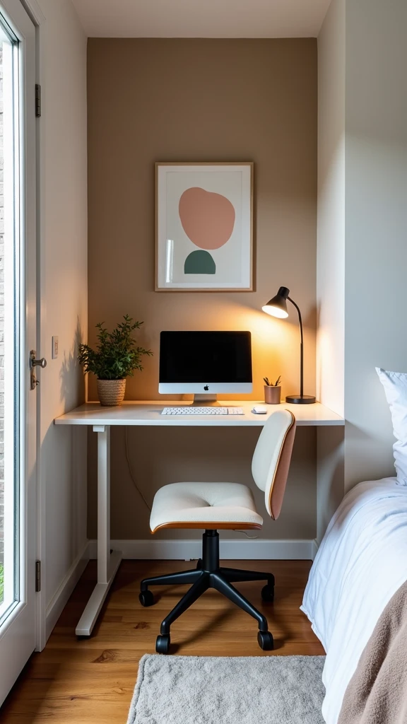 Creating a functional workspace nook