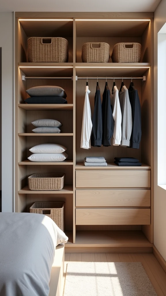 Customizable closet organization