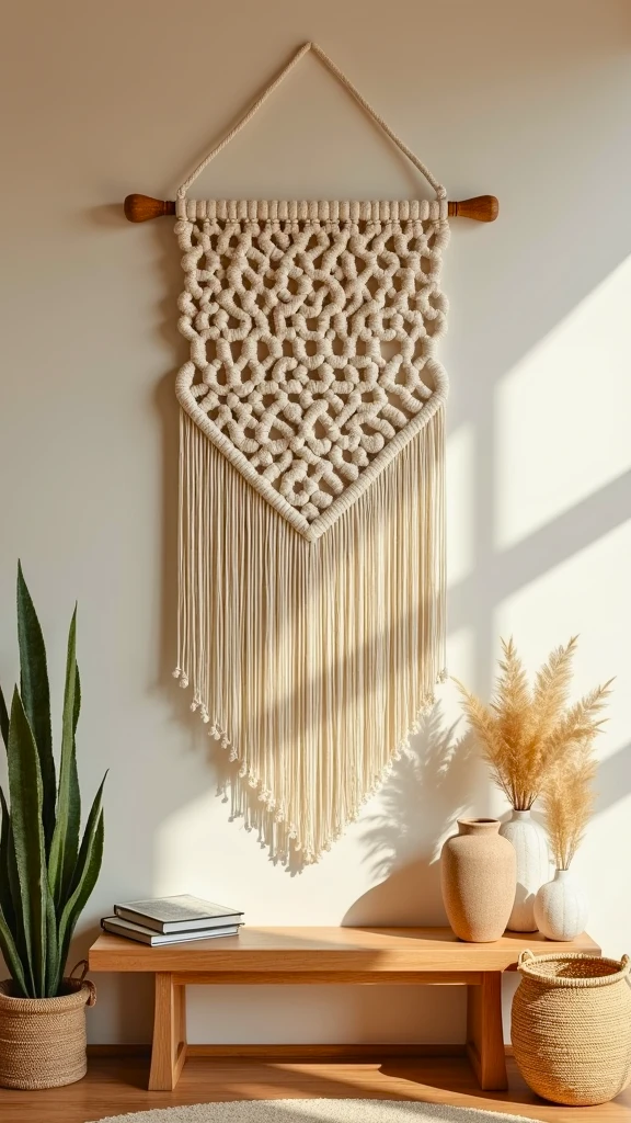 Diy macrame wall hangings for a boho vibe