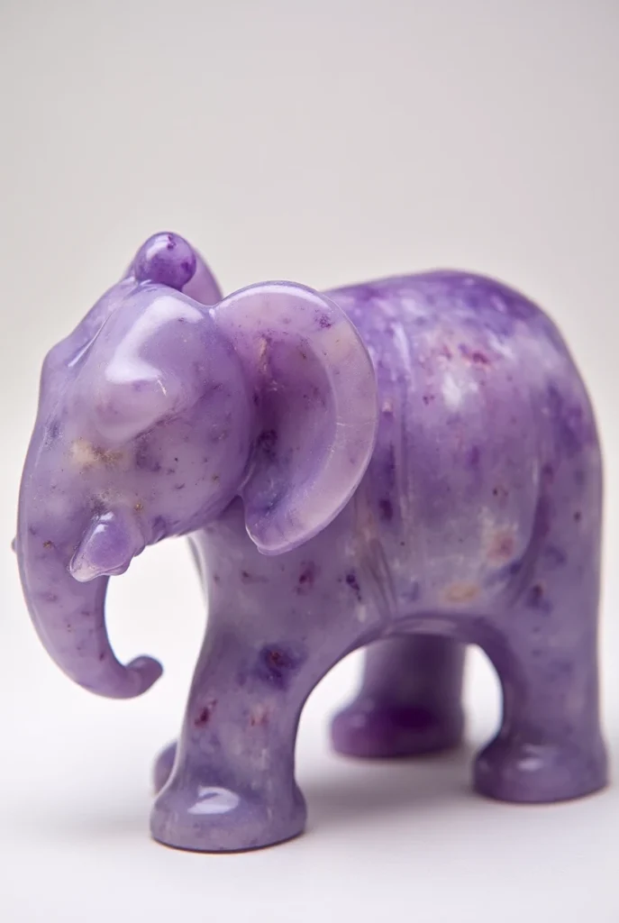 Handcrafted purple decor piece