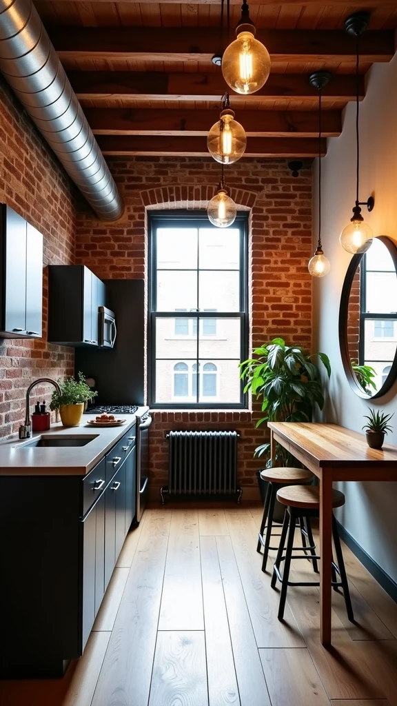 Industrial style floor lamp