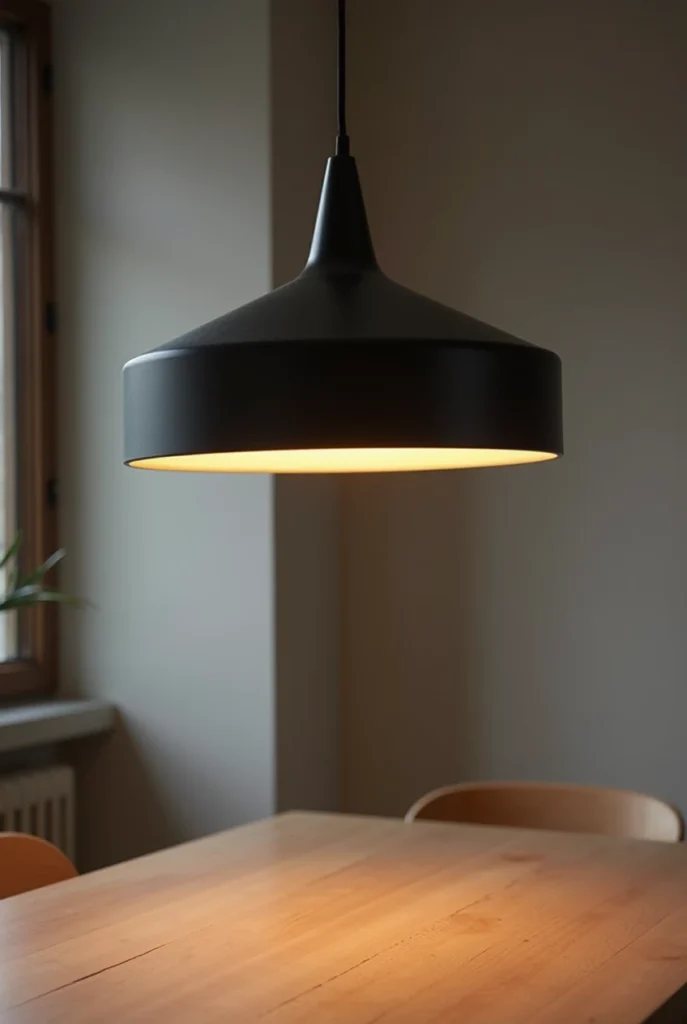 Modern pendant light fixture