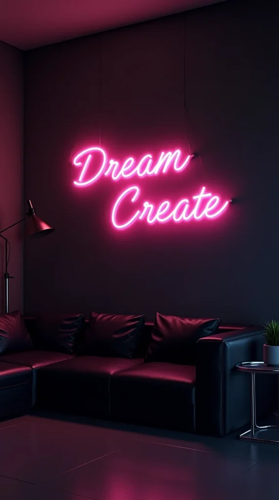 Neon sign