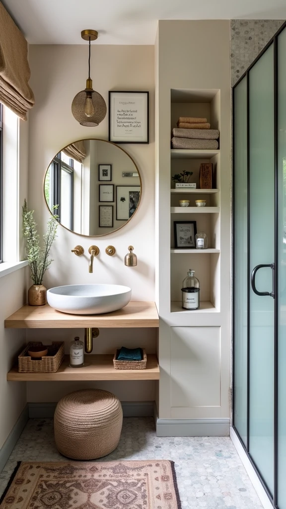Personalized & creative bathroom decor touches