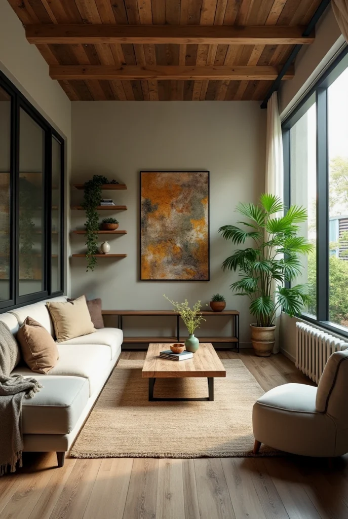 Reclaimed wood accent panel