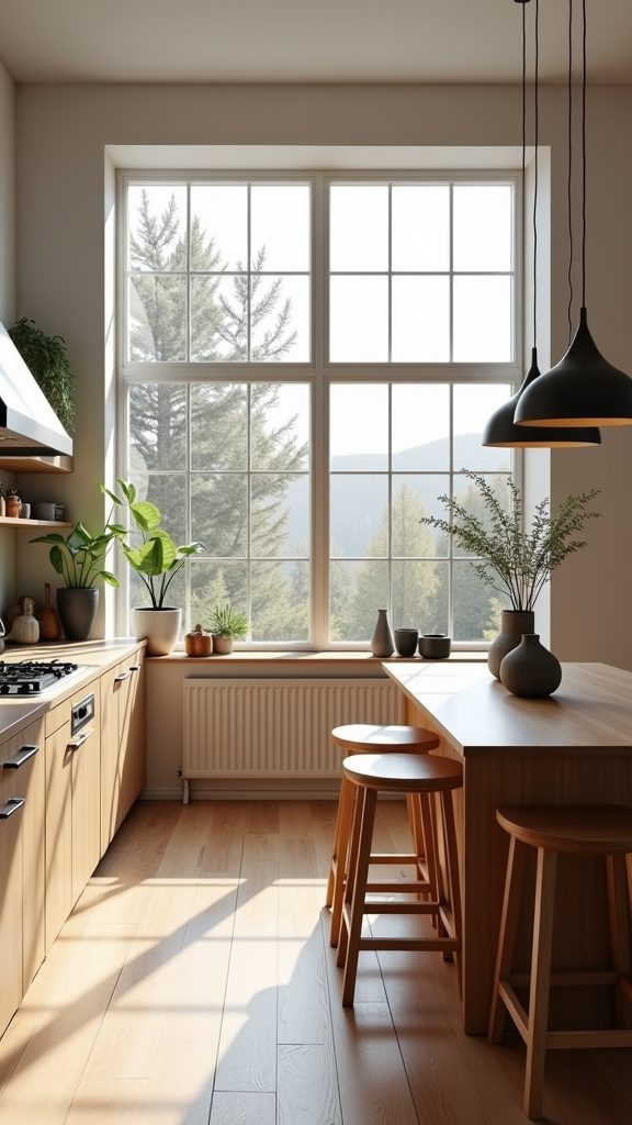 abundant natural light windows
