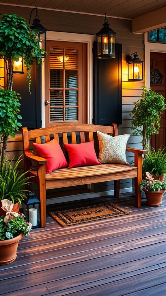 add a seating area
