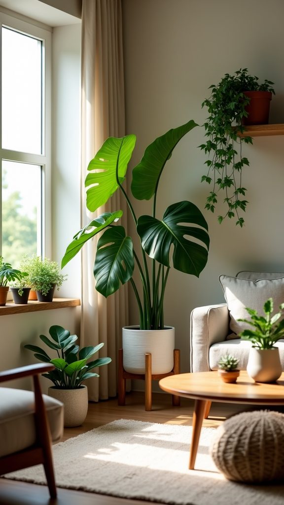 add greenery to indoors