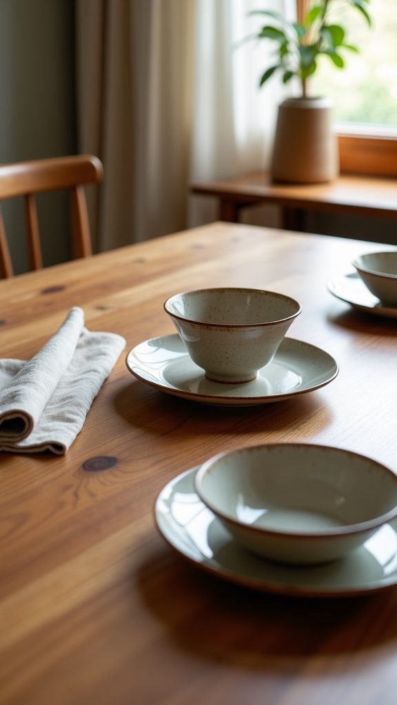 artisan crafted ceramic tableware