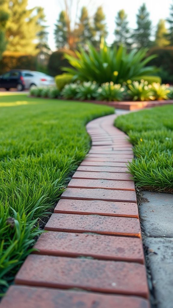 brick edging design technique