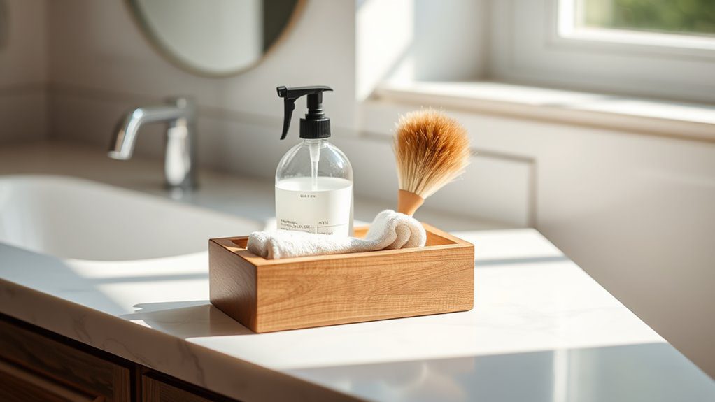 caddy for organizing cleaning supplies