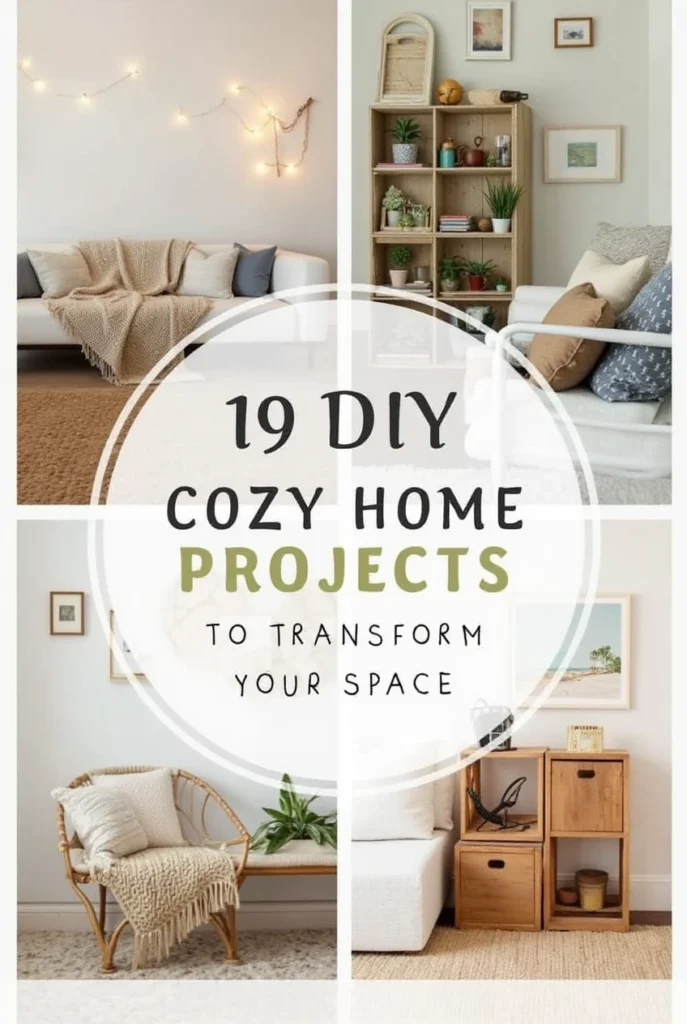 19 DIY Cozy Home Projects to Transform Your Space