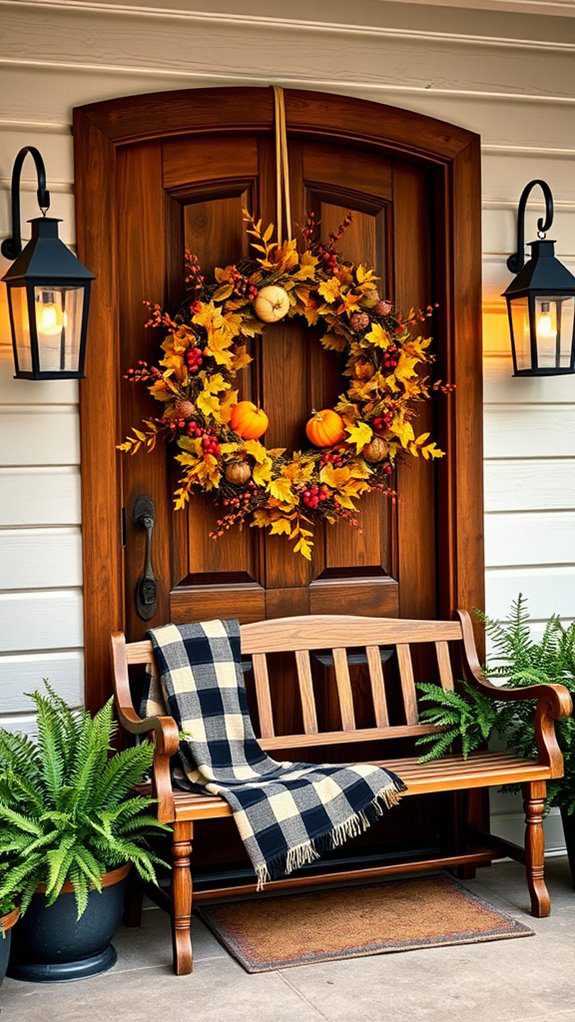 charming greeting door decor