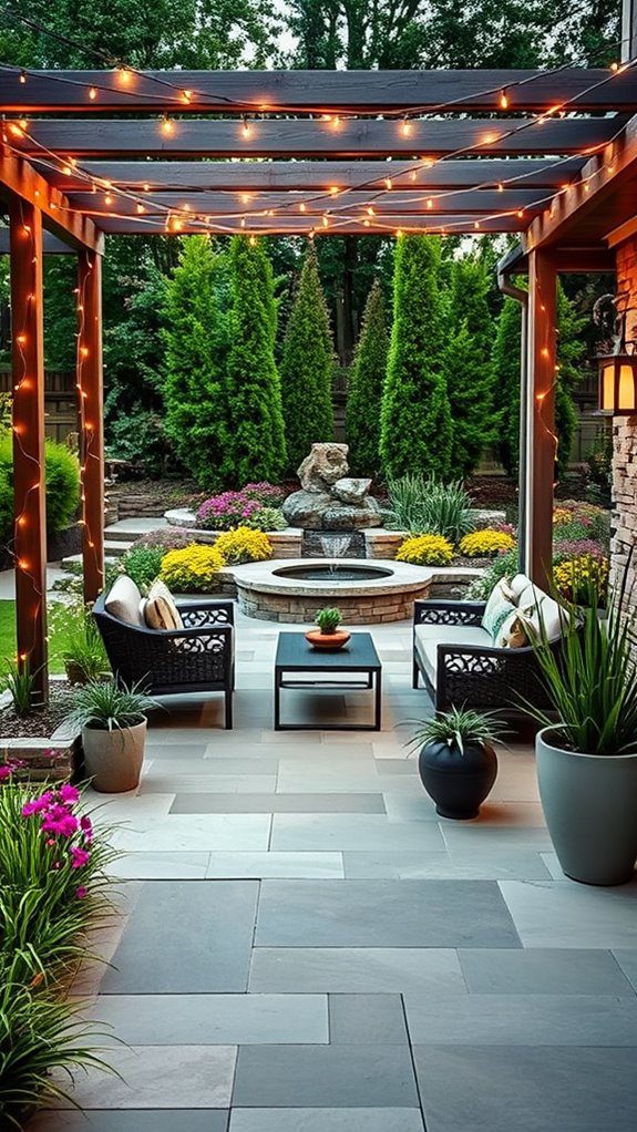 chic outdoor living spaces