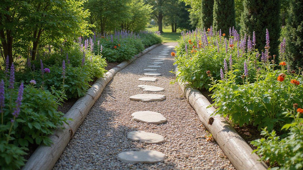 choose gravel for pathways