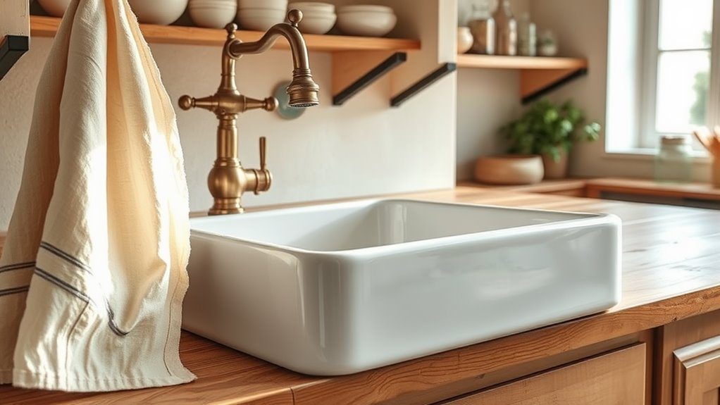 classic farmhouse kitchen feature