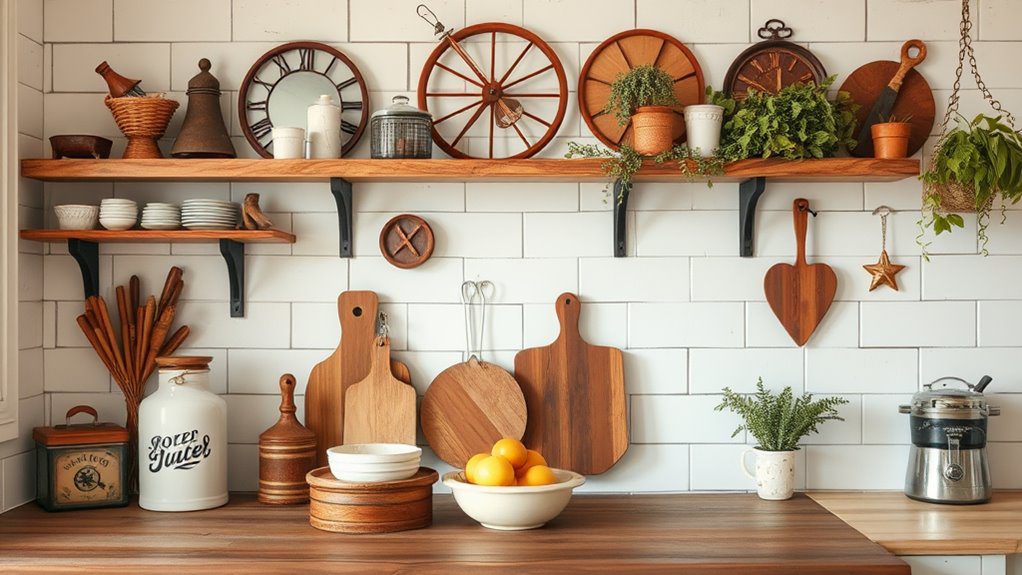 classic retro wall accents