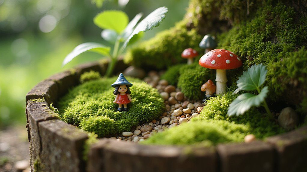 collect moss from yard