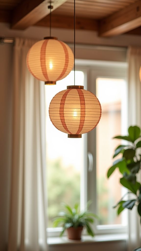 colorful decorative lighting display