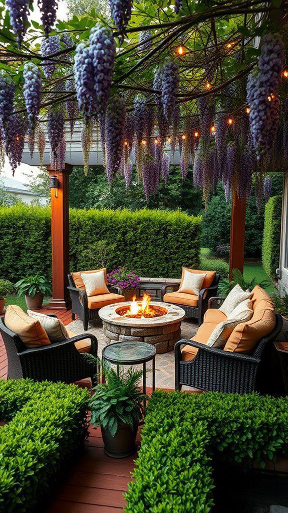 comfortable al fresco space