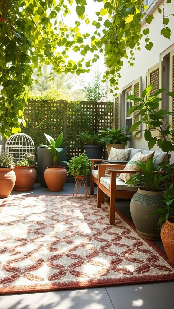 comfortable outdoor rug options