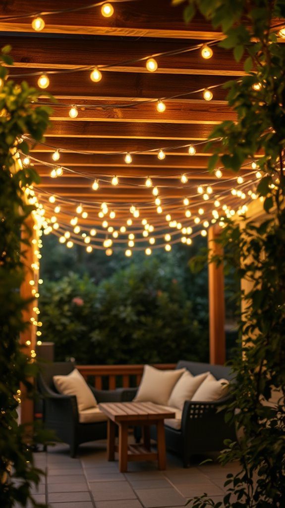 cozy illuminated decorative atmosphere
