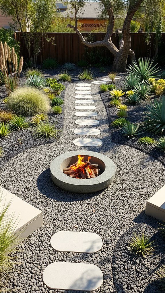 cozy outdoor gathering space
