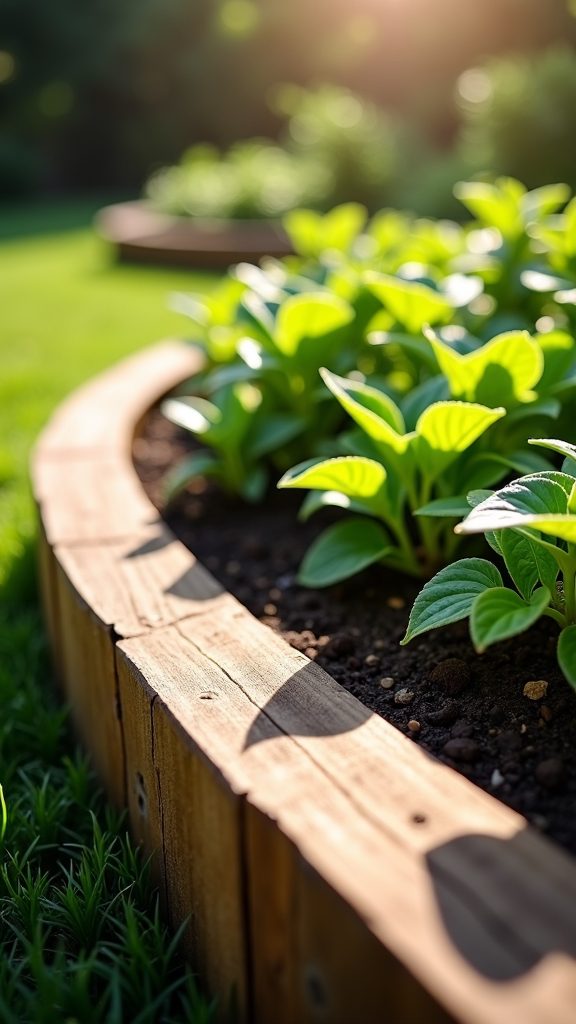 create a garden barrier