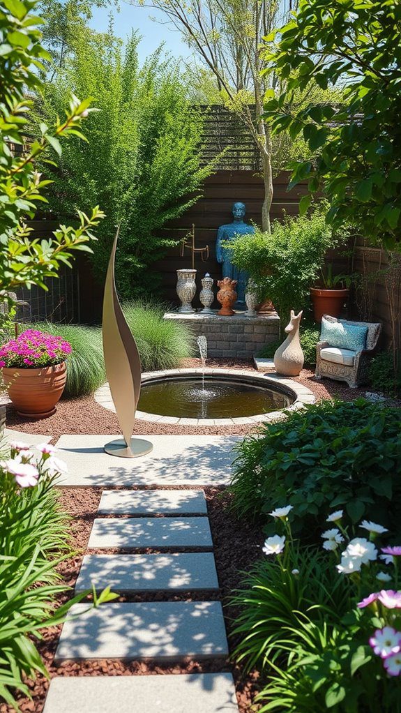 creative outdoor decorative pieces