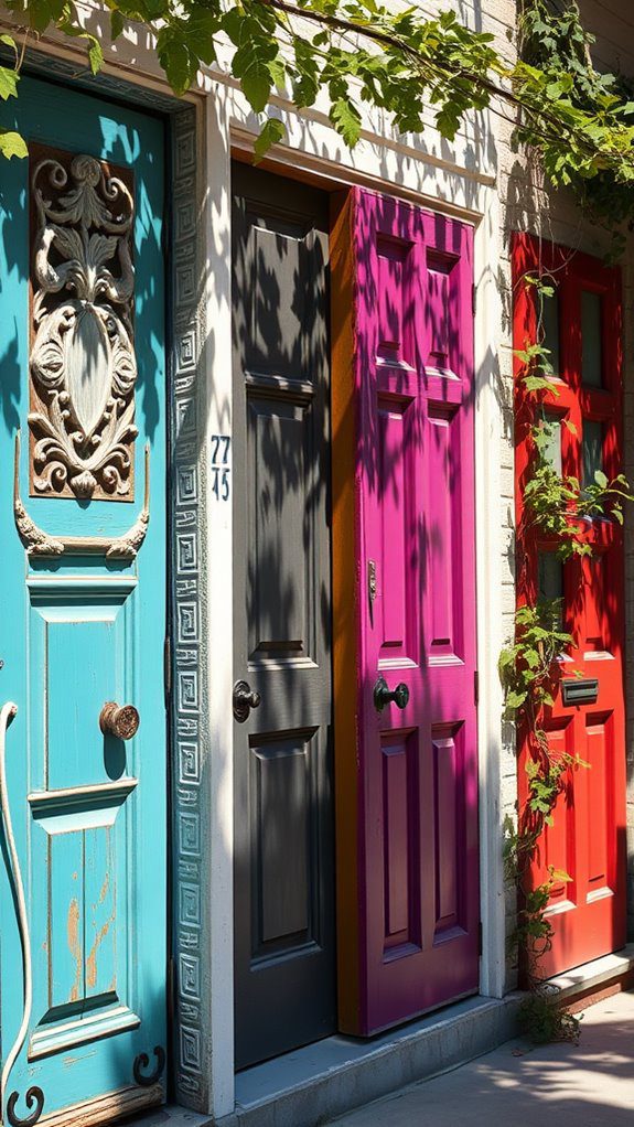 creative upcycled door decor
