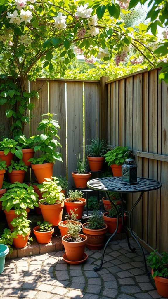 culinary miniature herb gardens