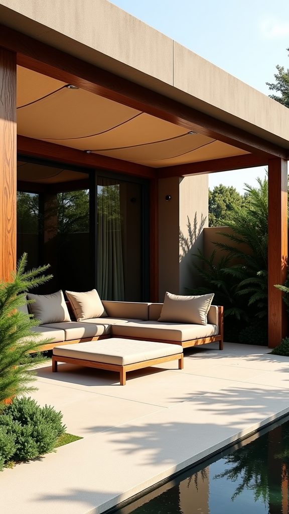 customizable outdoor living space