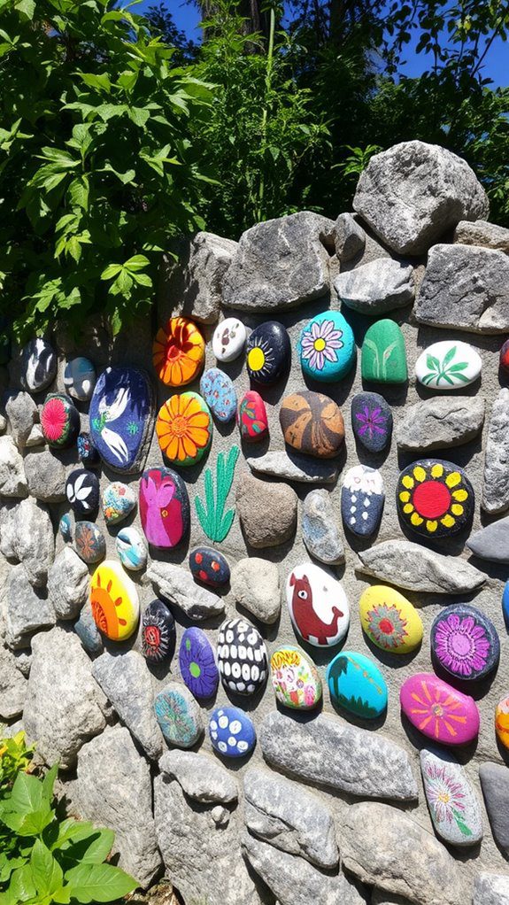 decorative art with stones