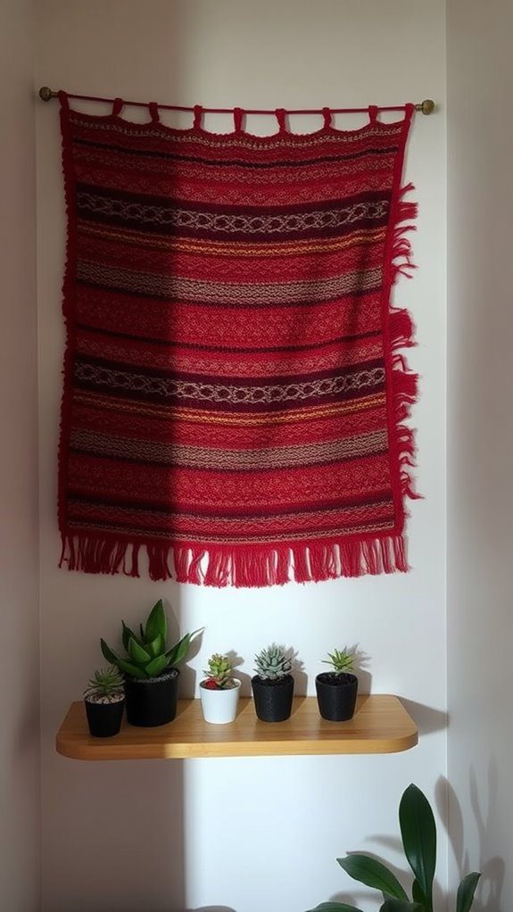 decorative fabric wall art