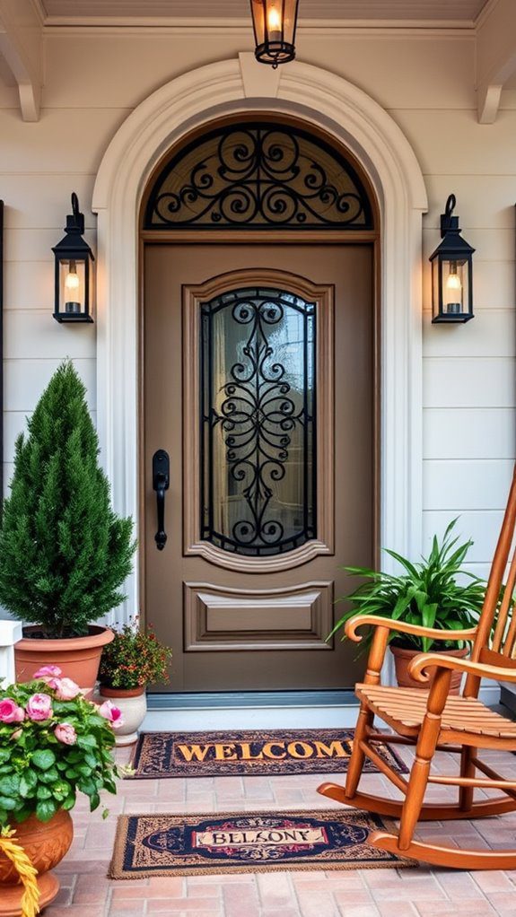 decorative front door installation