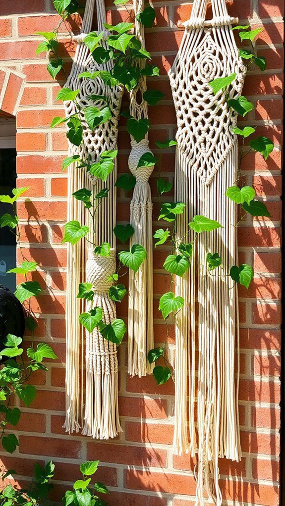 decorative woven wall hanging