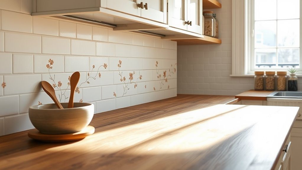 distinctive kitchen wall design