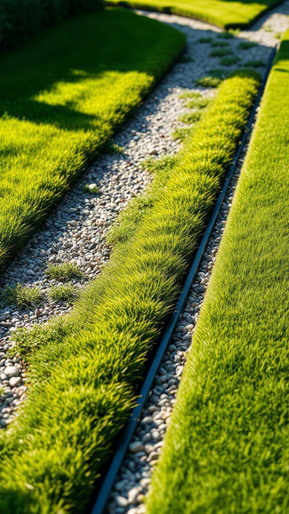 drainage solution using gravel