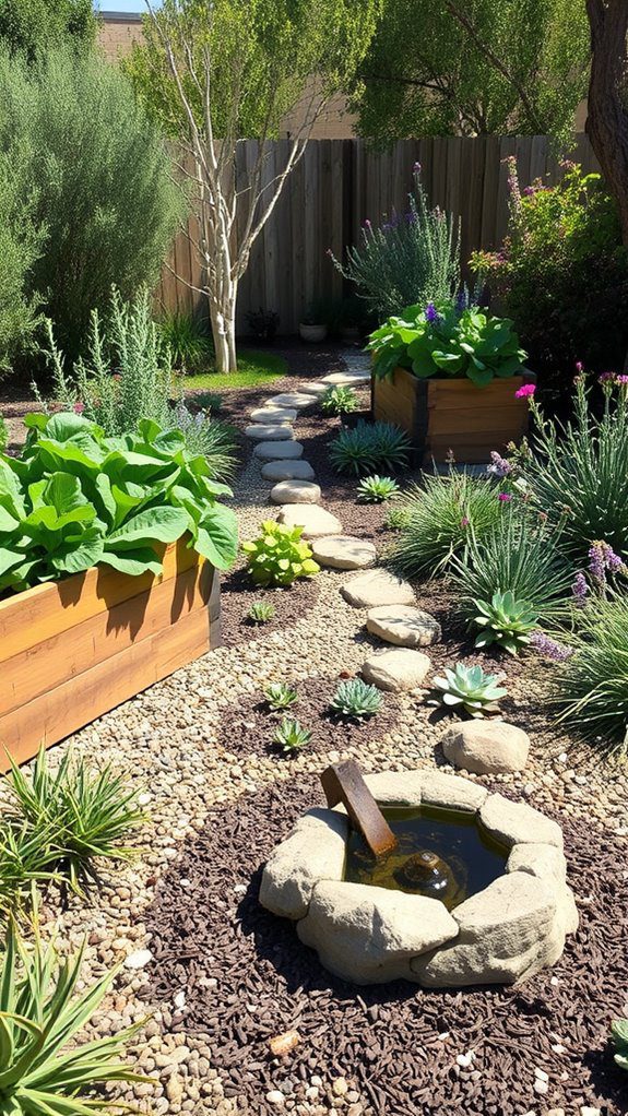 edible garden design integration