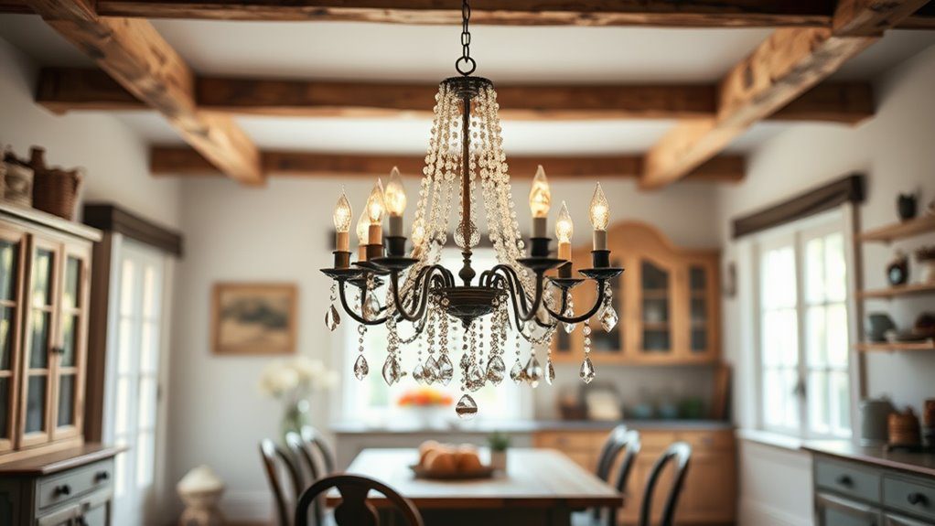 elegant lighting fixture hanging