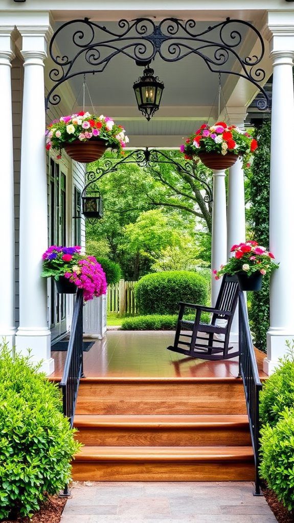 elegant railings enhance aesthetics