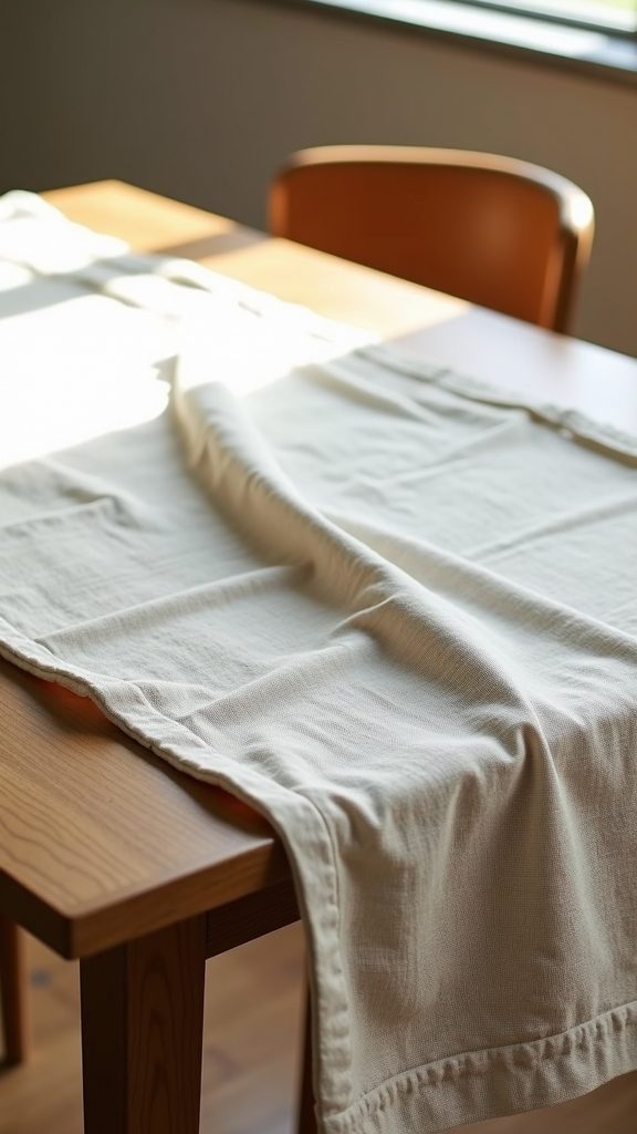 elegant textured linen tablecloths
