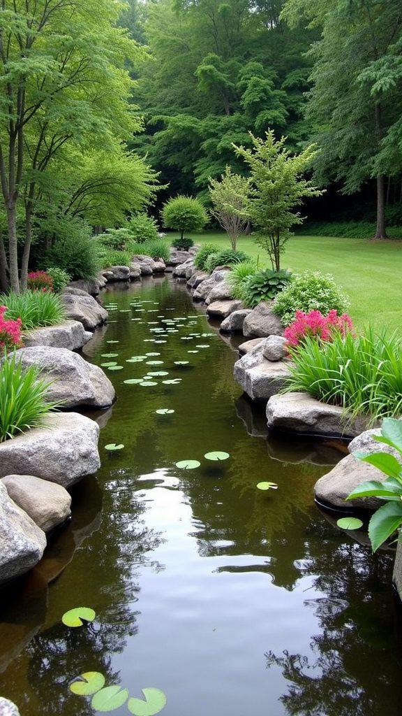 elevated garden water features